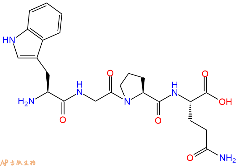 专肽生物产品H2N-Trp-Gly-Pro-Gln-OH