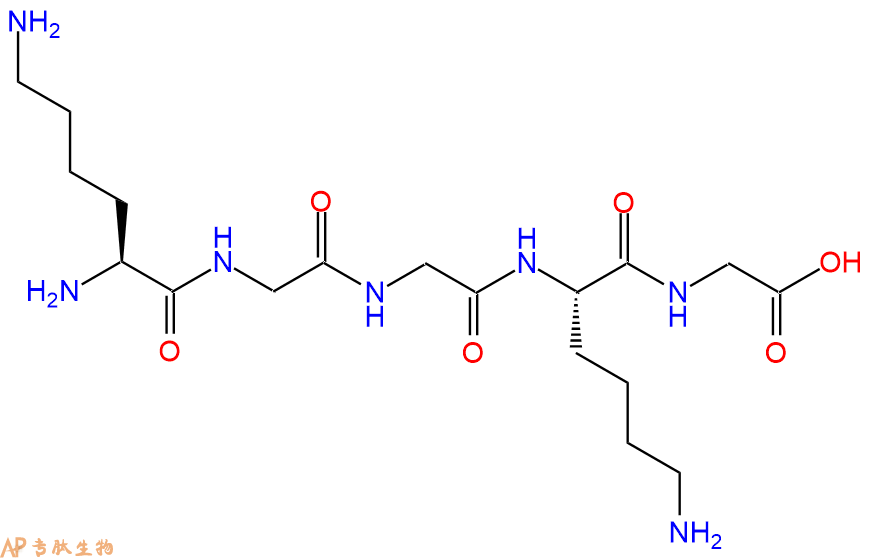 专肽生物产品H2N-Lys-Gly-Gly-Lys-Gly-OH