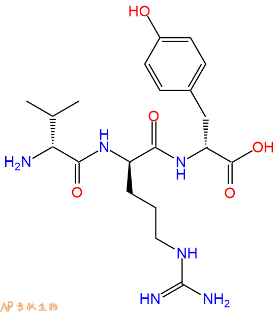 专肽生物产品H2N-DVal-DArg-DTyr-OH