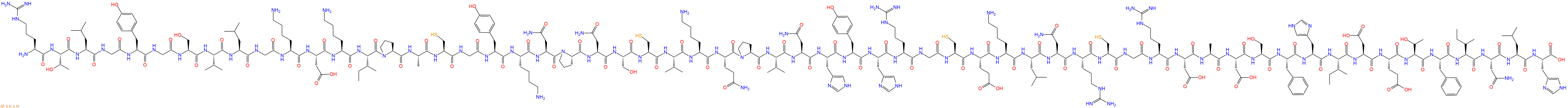 专肽生物产品H2N-Arg-Thr-Leu-Gly-Tyr-Gly-Ser-Val-Leu-Gly-Lys-Asp-Lys-Ile-Pro-Ala-Cys-Gly-Tyr-Lys-Asn-Pro-Asn-Ser-Cys-Val-Lys-Gln-Pro-Val-Asn-His-Tyr-His-Arg-Gly-Cys-Glu-Lys-Leu-Asn-Arg-Cys-Gly-Arg-Asp-Ala-Asp-Ser-Phe-His-Ile-Asp-Glu-Thr-Phe-Ile-Asn-Leu-His-OH
