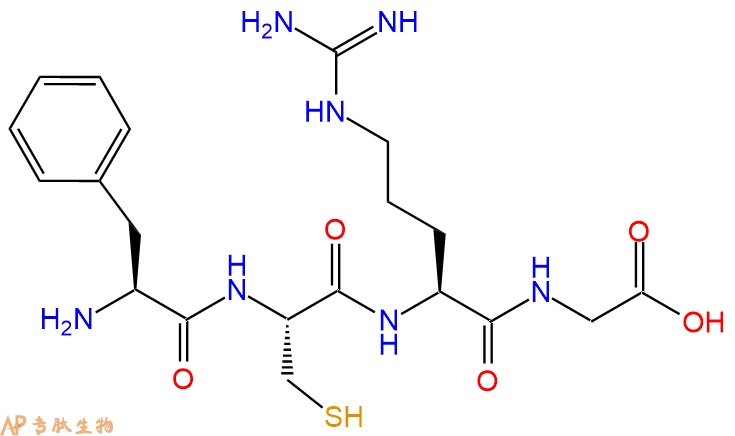 专肽生物产品H2N-Phe-Cys-Arg-Gly-OH