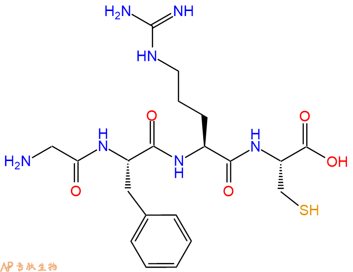 专肽生物产品H2N-Gly-Phe-Arg-Cys-OH