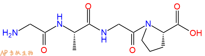 专肽生物产品H2N-Gly-Ala-Gly-Pro-OH