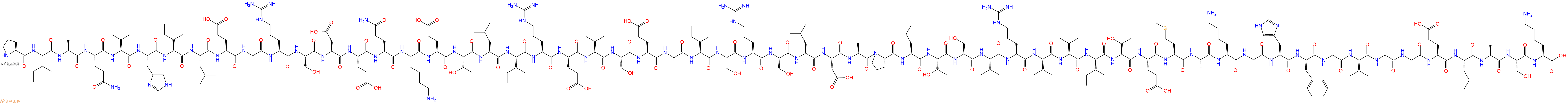 专肽生物产品H2N-Pro-Ile-Ala-Gln-Ile-His-Ile-Leu-Glu-Gly-Arg-Ser-Asp-Glu-Gln-Lys-Glu-Thr-Leu-Ile-Arg-Glu-Val-Ser-Glu-Ala-Ile-Ser-Arg-Ser-Leu-Asp-Ala-Pro-Leu-Thr-Ser-Val-Arg-Val-Ile-Ile-Thr-Glu-Met-Ala-Lys-Gly-His-Phe-Gly-Ile-Gly-Gly-Glu-Leu-Ala-Ser-Lys-OH