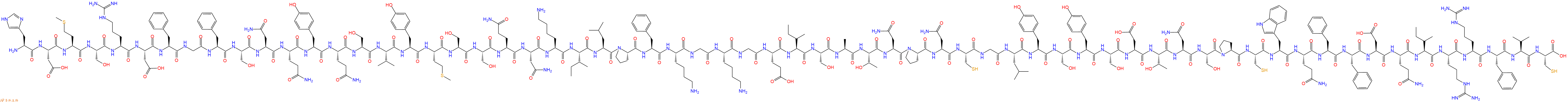 专肽生物产品H2N-His-Asp-Met-Ser-Arg-Asp-Phe-Gly-Phe-Ser-Asn-Gln-Tyr-Gln-Ser-Val-Tyr-Met-Ser-Ser-Gln-Asn-Lys-Ile-Leu-Pro-Phe-Lys-Gly-Lys-Gly-Glu-Ile-Ser-Ala-Thr-Asn-Pro-Asn-Cys-Gly-Leu-Tyr-Ser-Tyr-Ser-Asp-Thr-Asn-Ser-Pro-Cys-Trp-Gln-Phe-Phe-Asp-Gln-Ile-Arg-Arg-Phe-Val-