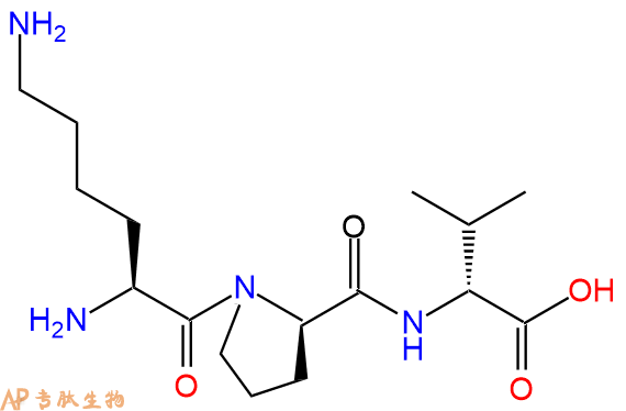 专肽生物产品H2N-Lys-DPro-DVal-OH