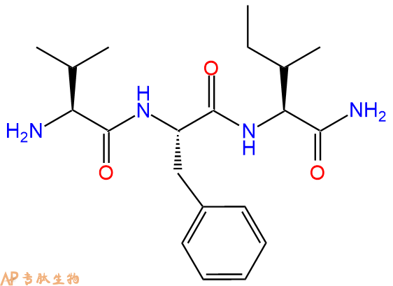 专肽生物产品H2N-Val-Phe-Ile-CONH2