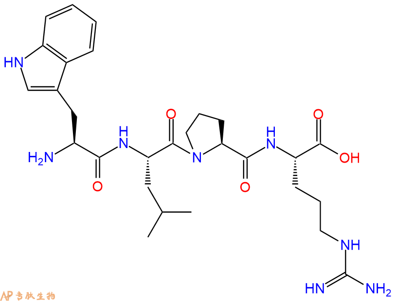 专肽生物产品H2N-Trp-Leu-Pro-Arg-OH