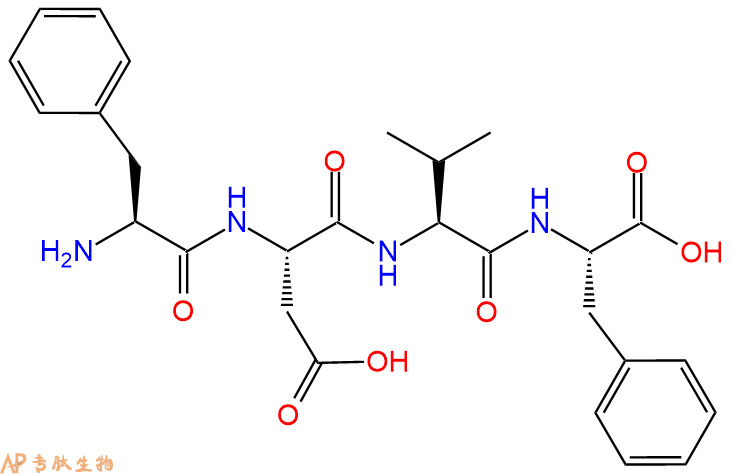 专肽生物产品H2N-Phe-Asp-Val-Phe-OH