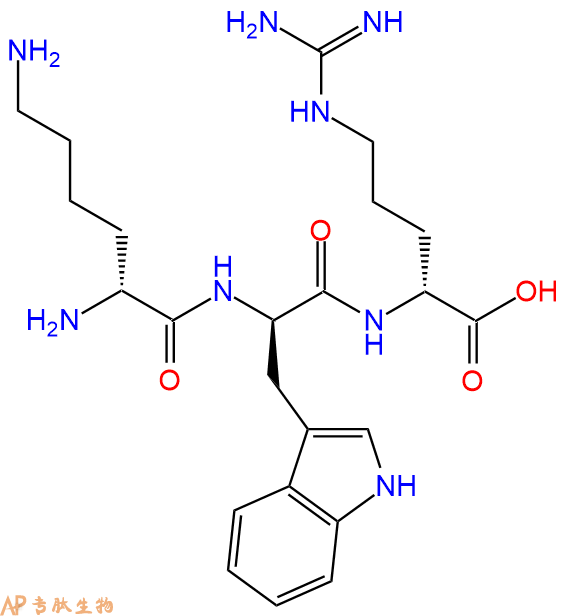专肽生物产品H2N-DLys-DTrp-DArg-OH