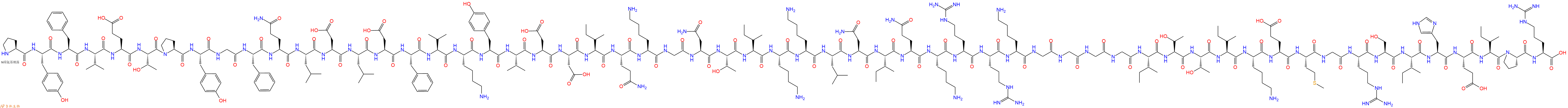 专肽生物产品H2N-Pro-Tyr-Phe-Val-Glu-Thr-Pro-Tyr-Gly-Phe-Gln-Leu-Asp-Leu-Asp-Phe-Val-Lys-Tyr-Val-Asp-Asp-Ile-Gln-Lys-Gly-Asn-Thr-Ile-Lys-Lys-Leu-Asn-Ile-Gln-Lys-Arg-Arg-Lys-Gly-Gly-Gly-Gly-Ile-Thr-Thr-Ile-Lys-Glu-Met-Gly-Arg-Ser-Ile-His-Glu-Ile-Pro-Arg-OH