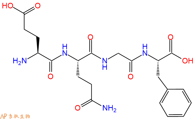 专肽生物产品H2N-Glu-Gln-Gly-Phe-OH