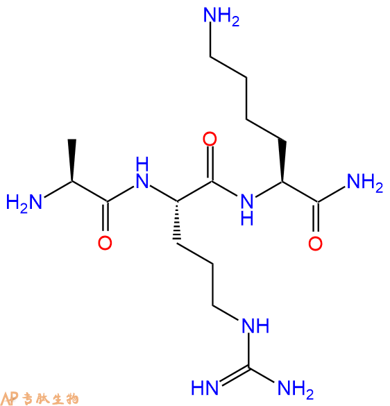 专肽生物产品H2N-Ala-Arg-Lys-CONH2