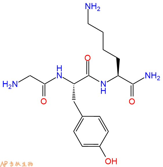 专肽生物产品H2N-Gly-Tyr-Lys-CONH2