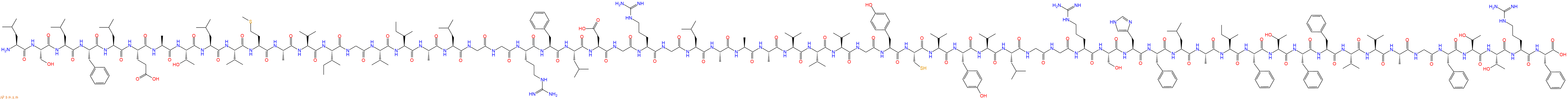 专肽生物产品H2N-Leu-Ser-Leu-Phe-Leu-Glu-Ala-Thr-Leu-Val-Met-Ala-Val-Ile-Gly-Val-Ile-Ala-Leu-Gly-Gly-Arg-Phe-Leu-Asp-Gly-Arg-Gly-Leu-Ala-Ala-Ala-Val-Val-Val-Gly-Tyr-Cys-Val-Tyr-Val-Leu-Gly-Gly-Arg-Ser-His-Phe-Leu-Ala-Ile-Phe-Thr-Phe-Phe-Val-Val-Ala-Gly-Phe-Thr-Thr-Arg-