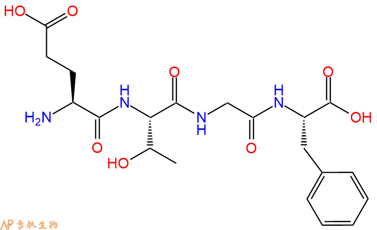 专肽生物产品H2N-Glu-Thr-Gly-Phe-OH
