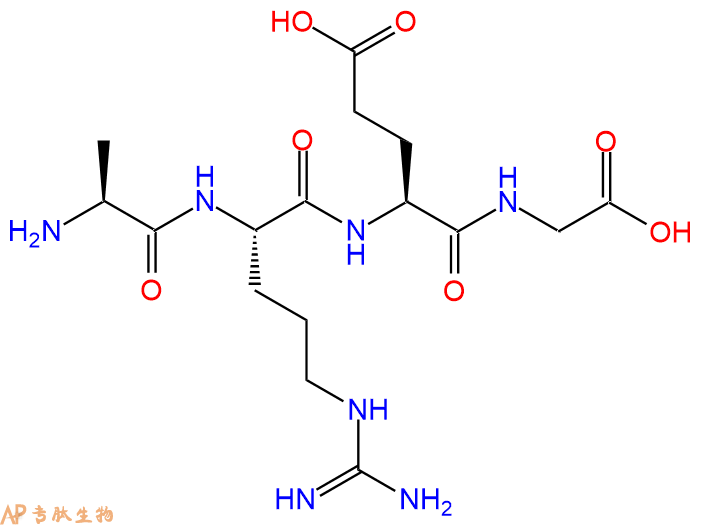 专肽生物产品H2N-Ala-Arg-Glu-Gly-OH