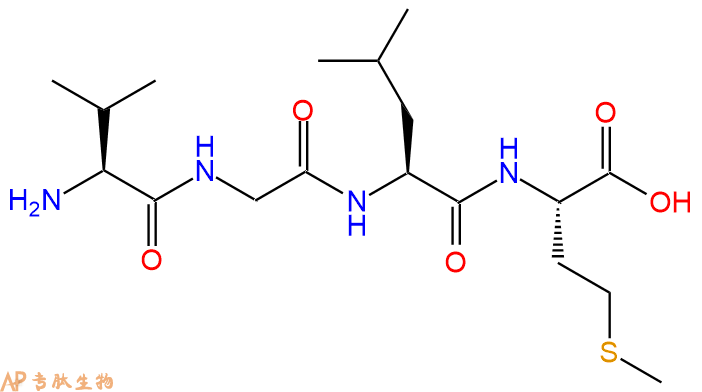 专肽生物产品H2N-Val-Gly-Leu-Met-OH