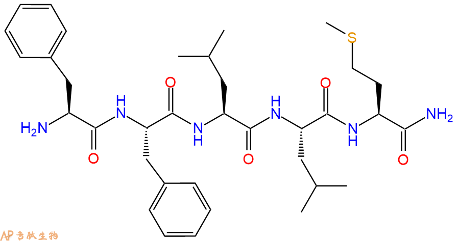 专肽生物产品H2N-Phe-Phe-Leu-Leu-Met-CONH2