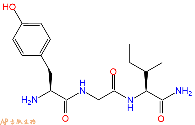 专肽生物产品H2N-Tyr-Gly-Ile-CONH2
