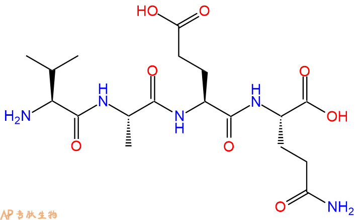 专肽生物产品H2N-Val-Ala-Glu-Gln-OH
