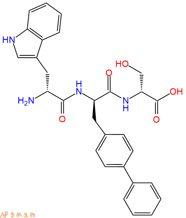 专肽生物产品H2N-DTrp-DBip-DSer-OH