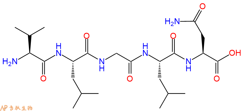 专肽生物产品H2N-Val-Leu-Gly-Leu-Asn-OH