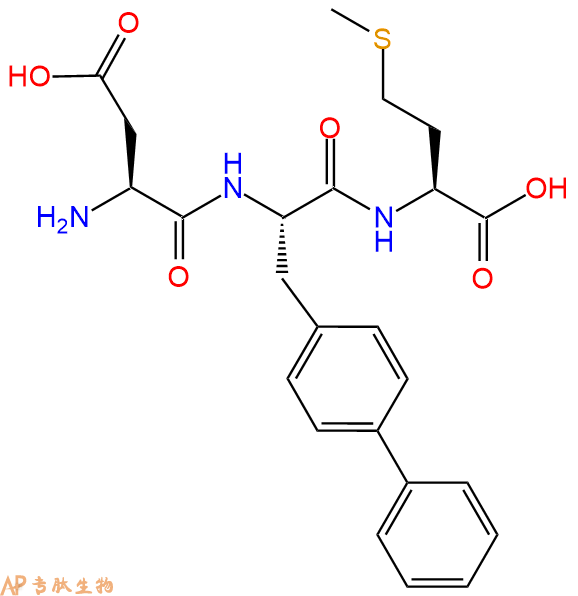 专肽生物产品H2N-Asp-Bip-Met-OH