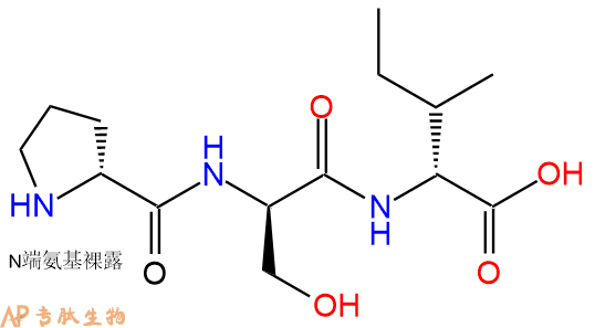 专肽生物产品H2N-DPro-DSer-DIle-OH
