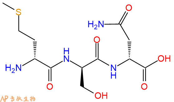 专肽生物产品H2N-DMet-DSer-DAsn-OH