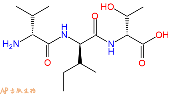 专肽生物产品H2N-DVal-DIle-DThr-OH