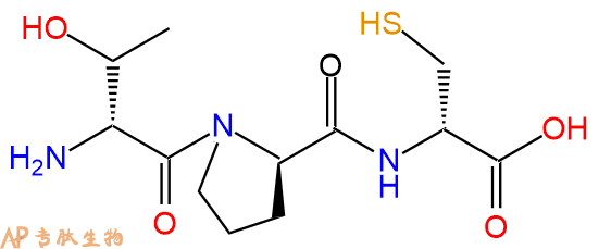 专肽生物产品H2N-DThr-DPro-DCys-OH