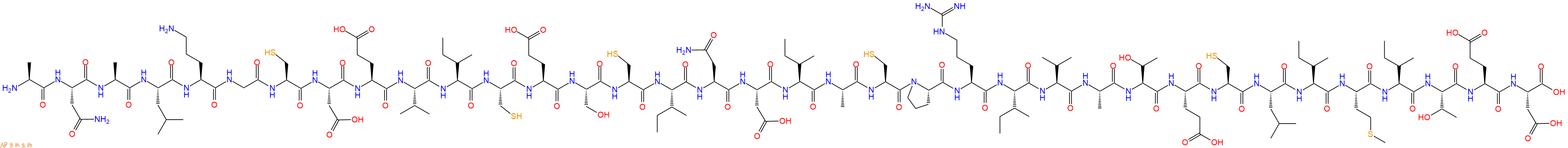 专肽生物产品H2N-Ala-Asn-Ala-Leu-Orn-Gly-Cys-Asp-Glu-Val-Ile-Cys-Glu-Ser-Cys-Ile-Asn-Asp-Ile-Ala-Cys-Pro-Arg-Ile-Val-Ala-Thr-Glu-Cys-Leu-Ile-Met-Ile-Thr-Glu-Asp-OH