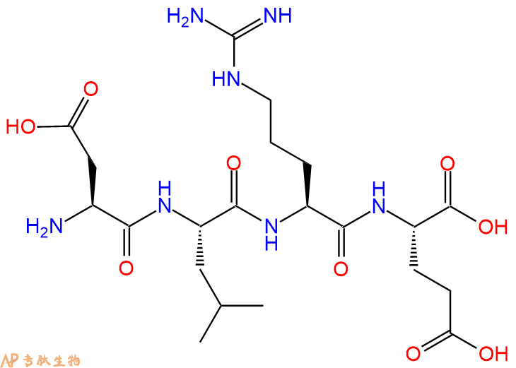 专肽生物产品H2N-Asp-Leu-Arg-Glu-OH