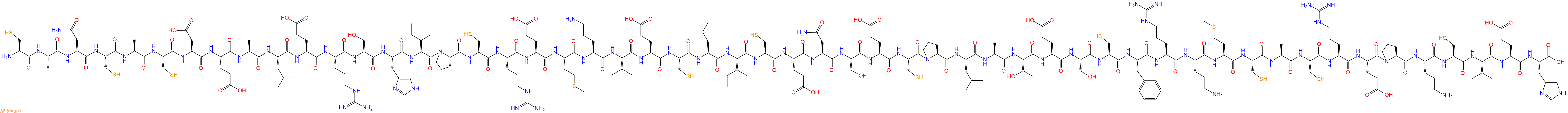 专肽生物产品H2N-Cys-Ala-Asn-Cys-Ala-Cys-Asp-Glu-Ala-Leu-Glu-Arg-Ser-His-Ile-Pro-Cys-Arg-Glu-Met-Orn-Val-Glu-Cys-Leu-Ile-Cys-Glu-Asn-Ser-Glu-Cys-Pro-Leu-Ala-Thr-Glu-Ser-Cys-Phe-Arg-Orn-Met-Cys-Ala-Cys-Arg-Glu-Pro-Orn-Cys-Val-Glu-His-OH