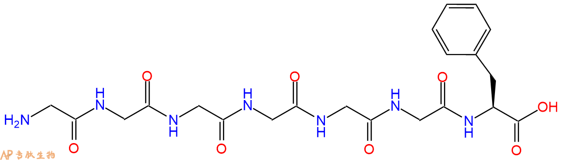 专肽生物产品H2N-Gly-Gly-Gly-Gly-Gly-Gly-Phe-OH