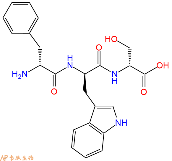 专肽生物产品H2N-DPhe-DTrp-DSer-OH