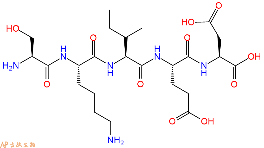 专肽生物产品H2N-Ser-Lys-Ile-Glu-Asp-OH
