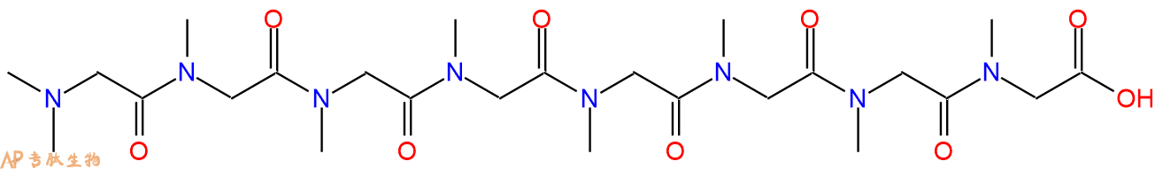 专肽生物产品H2N-Sar-Sar-Sar-Sar-Sar-Sar-Sar-Sar-OH