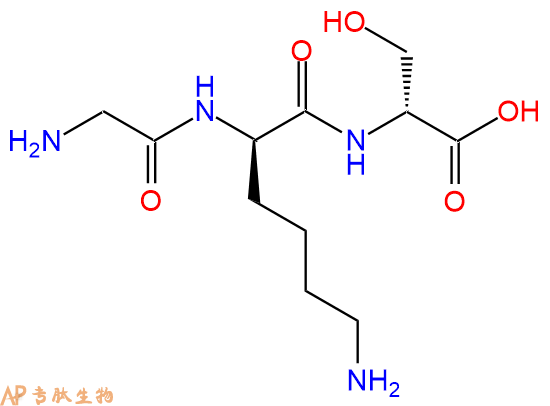 专肽生物产品H2N-Gly-DLys-DSer-OH