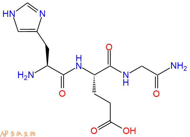 专肽生物产品H2N-His-Glu-Gly-CONH2