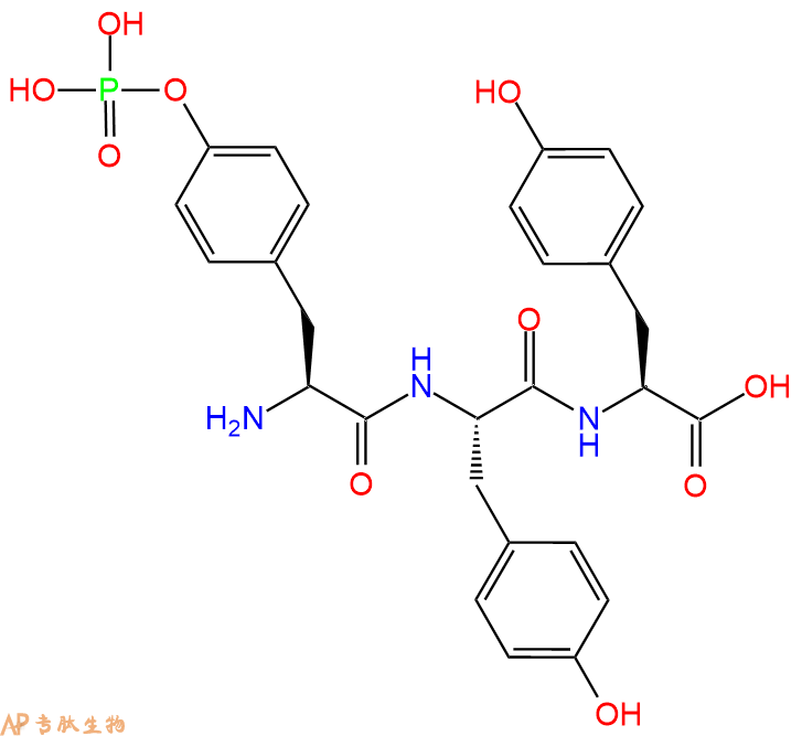 专肽生物产品H2N-Tyr(PO3H2)-Tyr-Tyr-OH