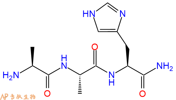 专肽生物产品H2N-Ala-Ala-His-CONH2