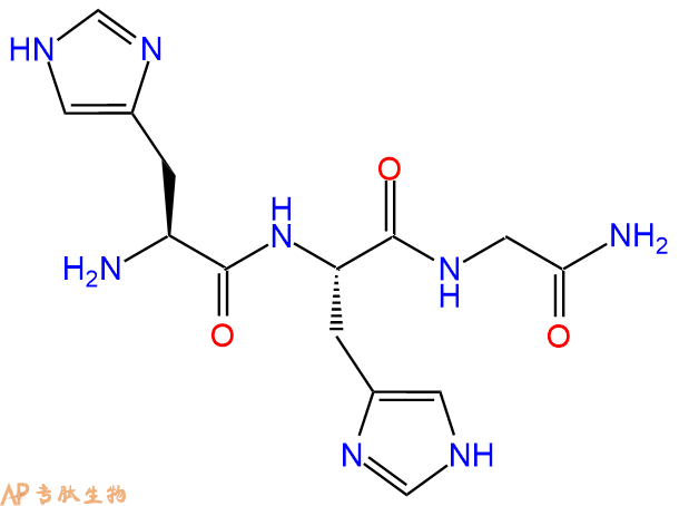 专肽生物产品H2N-His-His-Gly-CONH2