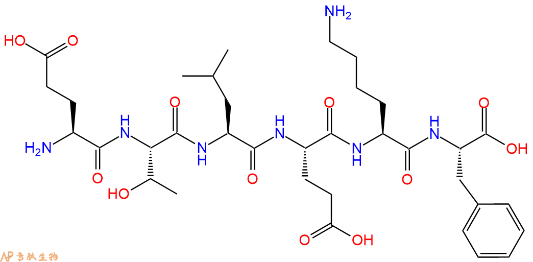 专肽生物产品H2N-Glu-Thr-Leu-Glu-Lys-Phe-OH