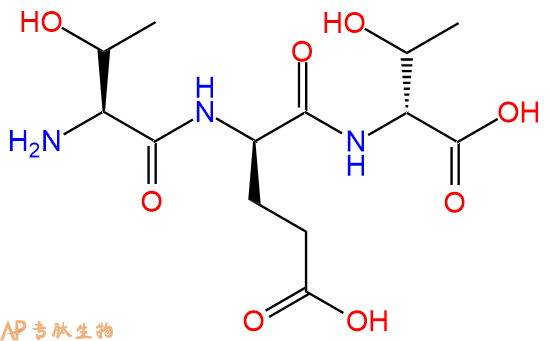 专肽生物产品H2N-Thr-DGlu-DThr-OH