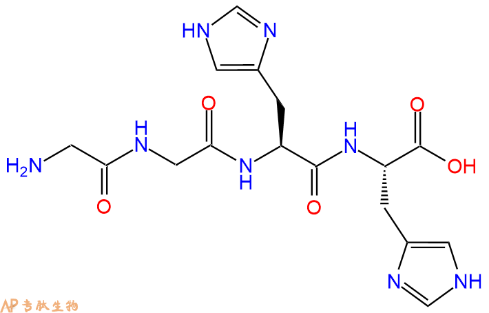 专肽生物产品H2N-Gly-Gly-His-His-OH