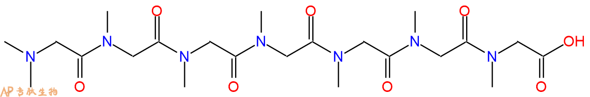 专肽生物产品H2N-Sar-Sar-Sar-Sar-Sar-Sar-Sar-OH