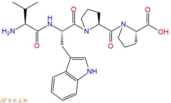 专肽生物产品H2N-Val-Trp-Pro-Pro-OH