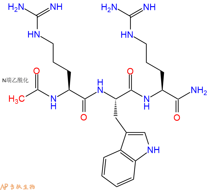 专肽生物产品Ac-Arg-Trp-Arg-CONH2